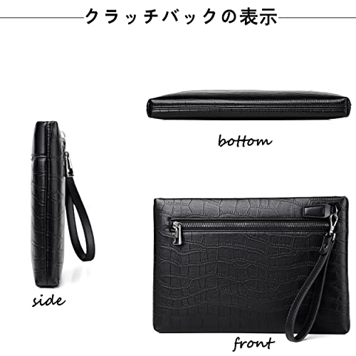 FSD.WG Mens Clutch Bag Man Purse Handbag 12 inches Large Hand Bag Big Clutch Wallet3