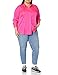 Amazon Essentials Women's Regular-Fit Satin Button Down Blouse (Available in Plus Size), Neon Pink, X-Small