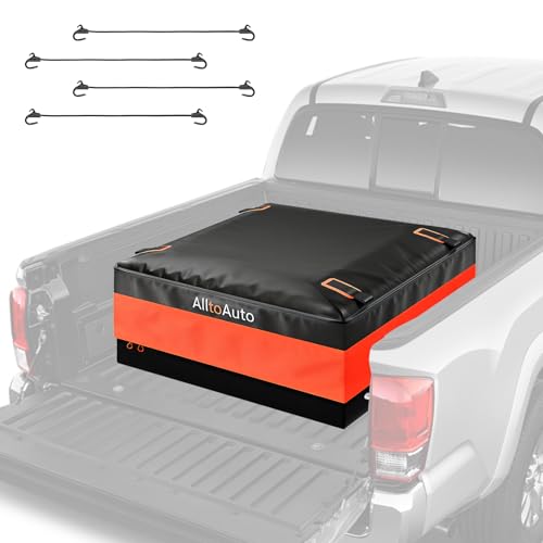 Truck Bed Cargo Bag, 26 Cubic Feet (51''x40''x22''), 100% Waterproof Heavy Duty PVC, Fits Any Truck Size, Simple and Convenient for Installation