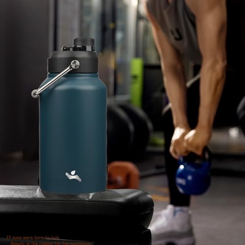 Image of Konokyo 87 oz Insulated Stainless Steel Water Bottle Jug with Handle