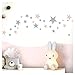 Produktbild Little Deco Wandsticker Safaritiere I Zusatz - Sterne rosa blau I Wandtattoo Baby Mädchen Kinderbilder Sticker Aufkleber Babyzimmer Junge DL310