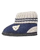 Schöner Hausschuh mit aufgenähtem Steiff Teddy-Kopf macht diesen Schuh zum Lieblingsschuh.