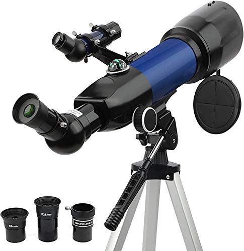 Telescopio astronómico portátil refractor 70mm para principiantes miniatura 1