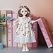 Oricageiry Children's DIY Doll, Beautiful Fashion Girl, Cute Princess Doll Christmas Kids Birthday Gift, Present for Girls (Mali)