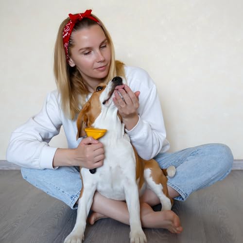 Retoo Brillirare Hundebürste & Katzenbürste für Kurz, Unterwollebürste zur Fellpflege & Haarentfernung, Entfilzende Fellbürste für Große & Kleine Hunde und Katzen, Perfekt für Kurze & Lange Haare