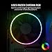 Razer Kunai Hydraulic 120MM aRGB PC Fan: Quiet, Powerful aRGB Fan - PWM Fan Controller Support & Connect Up to 8 Fans - Powered by Razer Chroma RGB - 1 Fan
