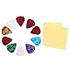 RiToEasysports Das Gitarrenzubehör-Kit enthält Gitarren-Slides, Celluloid Picks und Finger Picks mit Aufbewahrungskoffer für den Gitarristen Leistungszubehör