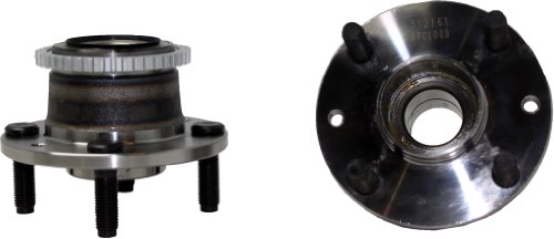 Image of Detroit Axle - Rear Left and Right Wheel Hub and Bearing Assembly Replacement for Ford Escort Mazda MX-3 Protege Mercury Tracer 4 Lug W /ABS - 2pc