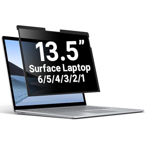 Écran de confidentialité Surface 13,5" amovible et réutilisable pour ordinateur portable
