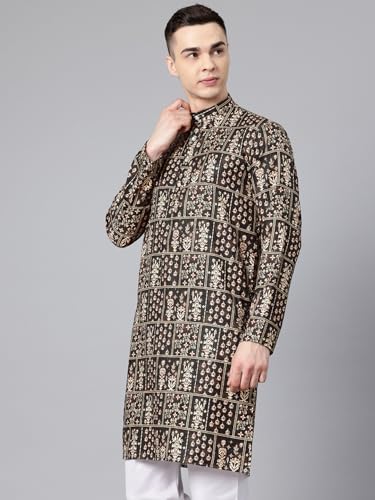 Image of Luxrio Kurta Set for Men Cotton Blend Kurta with Pyjama Set Ethnic Set