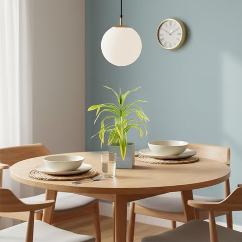 Image of KARP Artificial Potted Plants, 37Cm Height Mini Lily Bamboo Leaves Plant with Pots Home Decor, Indoor Artificial Ornamental Plant for Living Room, Office Desk & Bathroom, Decorative