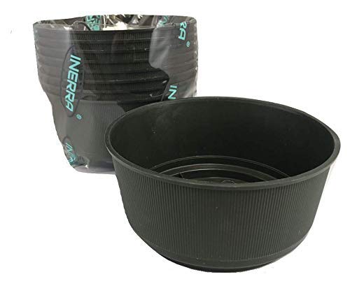 INERRA Green 18cm Bulb Bowl - For Foam and Flower Arrangements Church & Weddings (Pack of 3 Bowls)