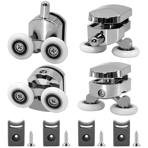 Brelet 4Pcs 23mm Shower Door Rollers Cover