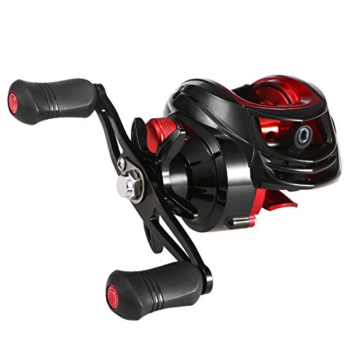 Lixada Carrete de Cebo 18 + 1BB Rodamiento de Bolas Carrete de Pesca de Cebo de...