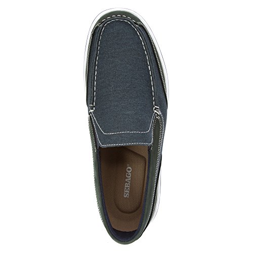 Sebago Men's Hartland Slip On (9.5 M in Navy Canvas/Nubuck)4