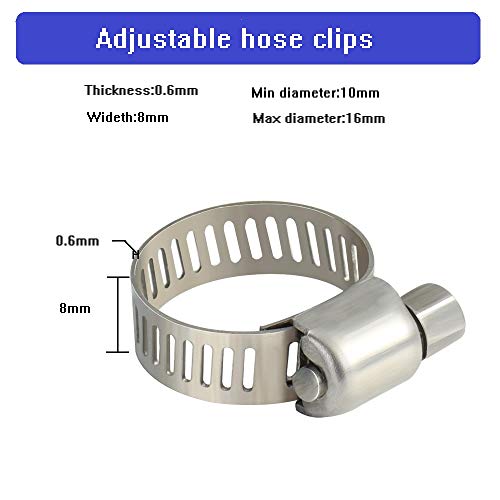 Topnisus - Set di 10 fascette stringitubo