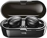 Auriculares Bluetooth, 2020 Nuevos Auriculares Inalámbricos Bluetooth IPX5 Auriculares Inalámbricos Bluetooth Deportivos Impermeables con Estuche de...