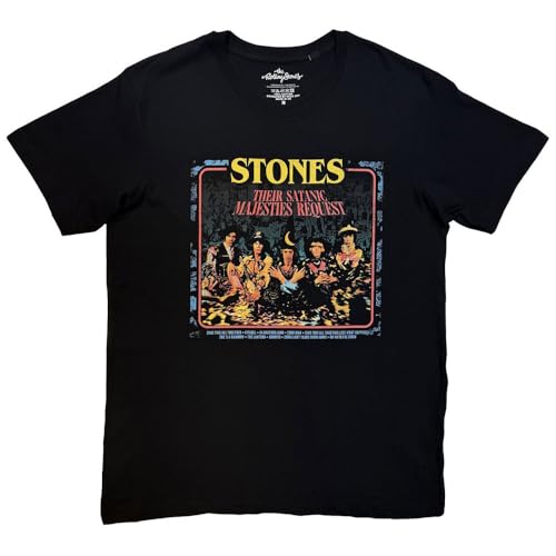 The Rolling Stones Satanic Majesties T-shirt - Haut manches courtes rock pour homme