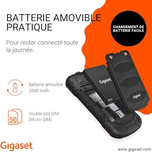 Gigaset Gigaset GLX 8 Dual Sim Téléphone portable outdoor - vue 4