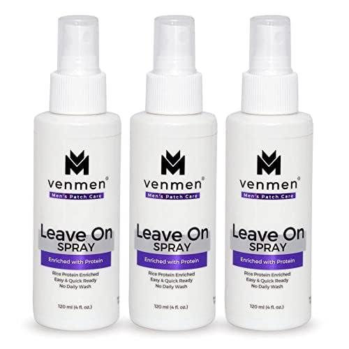 Venmen Leave On Spray 120 ML (Hair Patch/wig spray Pack of 3 Pcs Combo) For Men’s Patch Care