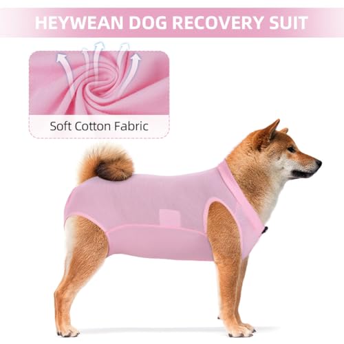 Adiwo Pet Recovery Suit, Hunde Nach Op Kastration Wundschutzanzug für Klein- und Mittelgroße Hunde, Body Suit nach der Operation, Kurz-L (4–7 kg)