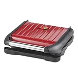 George Foreman Medium Grey Steel Grill 25041 zhangxu (Color : Red, Size : Five Portion)