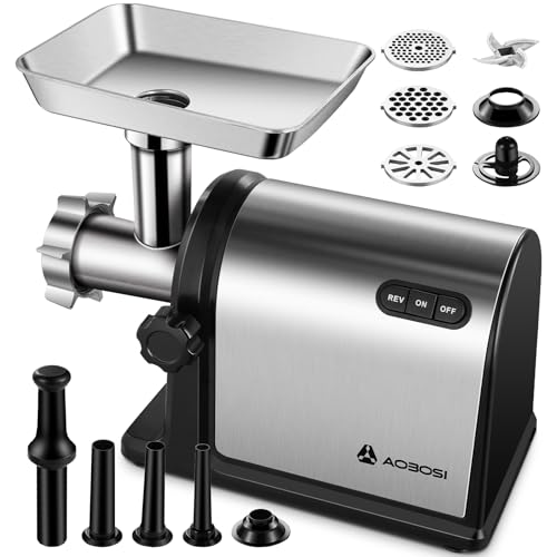 AAOBOSI Meat Grinder Electric