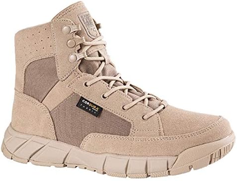 FREE SOLDIER Waterproof Mountain climbing Work Boots Males's Tactical Boots 6 Inches Light-weight Army Boots Breathable Desert Boots 2 41G0ZFdYybL. AC