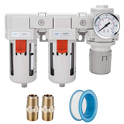 NANPU DFR-04 1/2" NPT Air Drying System - Double Air Filters, Air Pressure