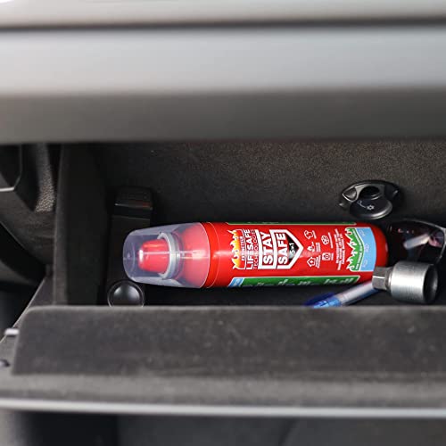 StaySafe, 5-in-1-Feuerlöscher, der beste Feuerlöscher für Zuhause, Auto, Arbeit, Camping, Wohnwagen, Boot – schaltet 5 Arten von Leuchten in wenigen Sekunden aus - Image 5