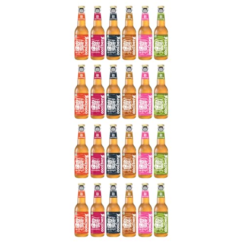 Image of Coolberg Non Alcoholic Beer Assorted Flavors 330ml Glass Bottle - Pack of 24 (330ml x 24) Peach, Mint, Malt, Cranberry, Ginger & Strawberry