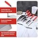 AOZUO 6 Pcs Masonry Hand Tool Set, Stainless Steel Concrete Tools Set - 11