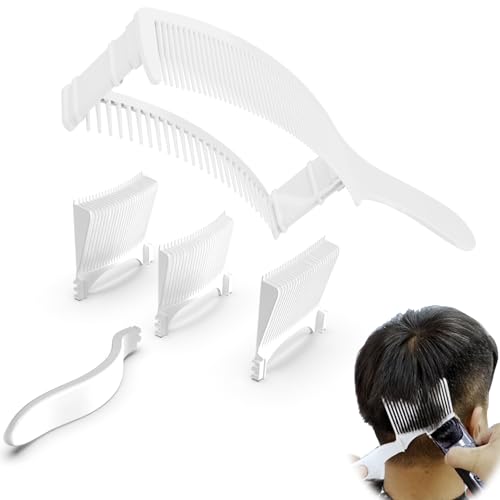 NebulaBloom Professional Hair Cutting comb, Fading Comb, Dual-Layer Fast and