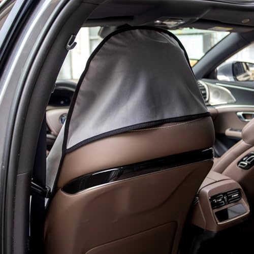 Image of Leader Accessories Grey Car Seat Cover Front Seats Protector for Gym Workout,Running,Swimming,Beach and Hiking,Waterproof Velvet Bucket Seat Cover for Car Trucks SUV Jeep