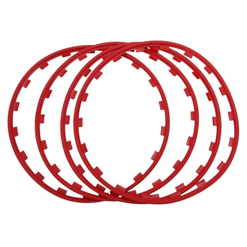 Blue 16in Car Rim Edge Trim Protector, Anti-Scratch Wheel Rim Guard, Tyre Rim Protection Ring, Durable Wheel Edge Decor Strip for Enhanced Vehicle Aesthetics