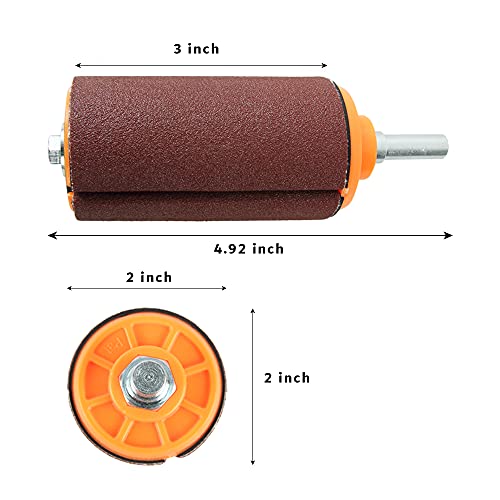 O'skool 2 Inch X 3 Inch Sanding Drum Kit For Drill Or Drill Press #TOP1
