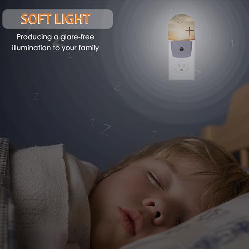Image of Christian Dawn Cross Night Light,Night Lights Plug into Wall with Dusk to Dawn Sensor,Lamp for Bedroom Bathroom Hallway Nightlight for Women Girls