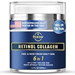6-in-1 Face Cream for Men, Mens Face Moisturizer, Anti-Aging Face Cream for Men with Retinol Collagen & Hyaluronic Acid, Eye Bags & Dark Spot Remover, After Shave Lotion 1.7 Fl Oz