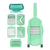 13 in 1 Gemüsehacker, Gemüseschneider aus Edelstahlblättern, Gemüse Shredder Zum Schneiden von Gurken, Karotten, Ingwer, Knoblauch