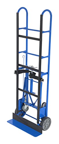 Vestil Appl-1200-66 Steel Appliance Cart With Ratchet, Swivel Rubber Wheels, 1,200 Lb. Load Capacity, 66-3/4" Height X 24" Width X 17" Depth #TOP2