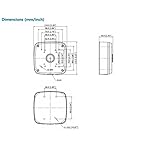 PFA121-Aluminum-Junction-Box-Brackets-For-Security-IP-Bullet-Cameras-HAC-HFW1100R-HFW2220RHDW1100R