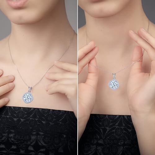 75% Off 5 Carat Moissanite Pendant Necklace with Code - Image 4