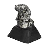 Yosoo Health Gear Hunde-Grabstein, Personalisierter Haustier-Grabstein aus Harz mit Aufwendig Gefertigter Hundeskulptur, für den Garten, Hof, Außenbereich