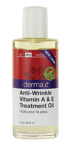 Derma E Anti-Wrinkle Vitamin A and E Treatment Oil, 2 Ounce, 2 Count