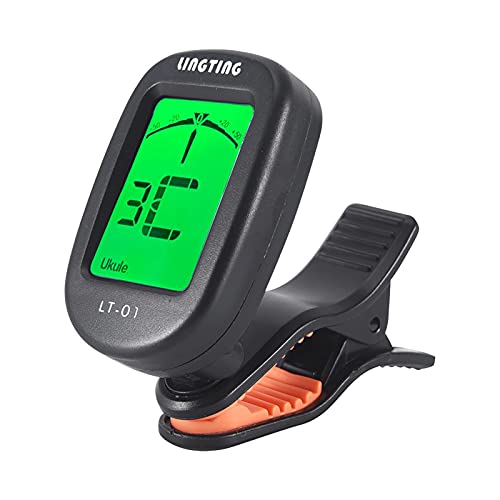 KOCAN LT-01 Mini accordeur électronique numérique à Clipser 360 ° Rotatif avec 2 écrans LCD rétro-éclairés pour Guitare ukulélé Basse chromatique C/D Violon,Accordeur de Guitare - Les Beatles, Paul McCartney, John Lennon, RIngo Starr, George Harrison KOCAN LT-01 Mini accordeur électronique numérique à Clipser 360 ° Rotatif avec 2 écrans LCD rétro-éclairés pour Guitare ukulélé Basse chromatique C/D Violon,Accordeur de Guitare