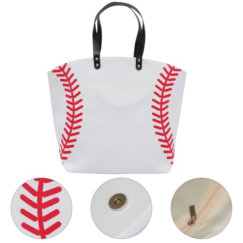 Sac à bandoulière sport en toile résistant grande capacité pour baseball - 7