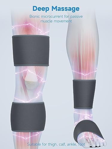 Uunitona UV-FOOTMASSAGER Micro Current Leg Massager For Circulation And Pain Relief, Portable Massager For Leg, Foot And Calf, 6-Level Intensity Adjustable,Timing Program, Built-In 950Mha Rechargeable Battery thumb #5