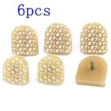 * Nettogewicht: 27grams DeoMeat Schuh-Absatz-Tipps Beige Kunststoff 22mm x 21mm x 6, für Damen