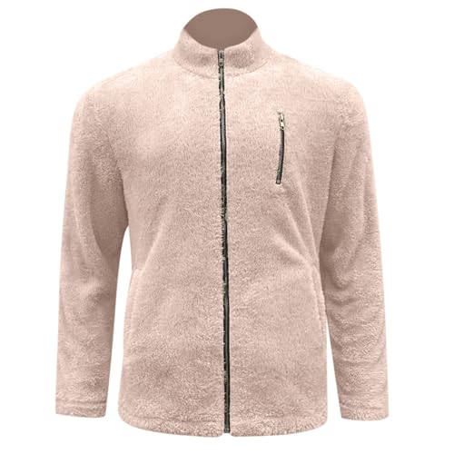 Veste polaire homme avec capuche coupe-vent et chaude pour randonnée décontractée
