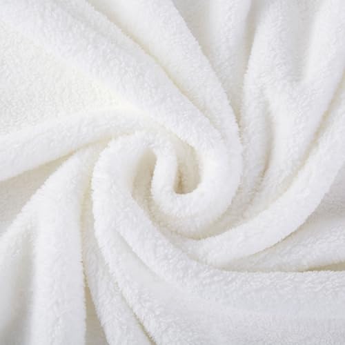 Image of JN&LULU Organic Cotton Fabric Hooded Towel for Kids & Toddlers, Ideal at Bath, Beach, Pool